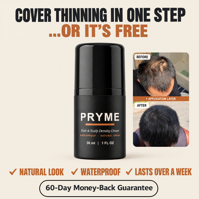 PRYME Density Cream | Covers Thinning Hair & Bald Spots Instantly