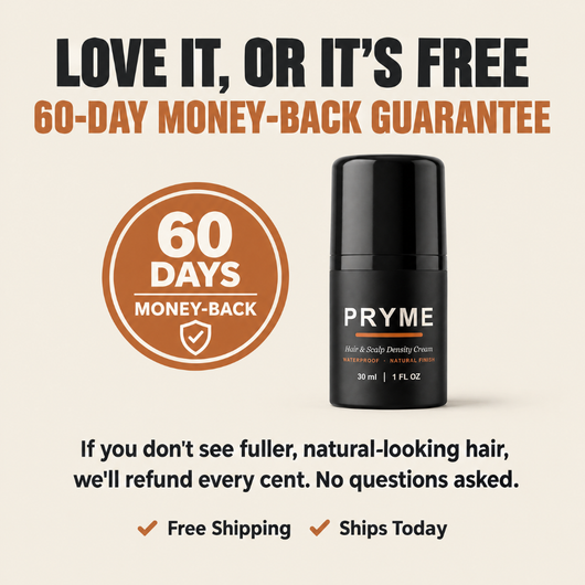 PRYME Density Cream | Covers Thinning Hair & Bald Spots Instantly